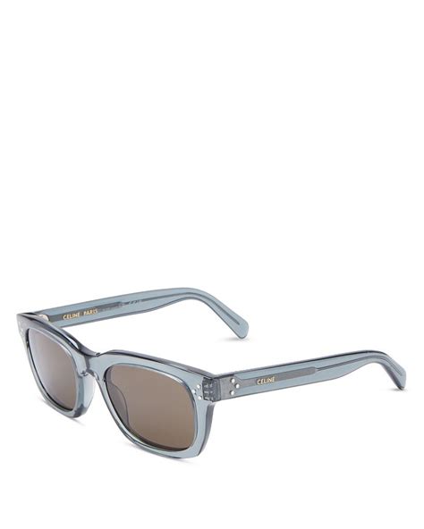 celine bold 3 dots cl50041i|CELINE Bold 3 Dots 51mm Rectangular Sunglasses .